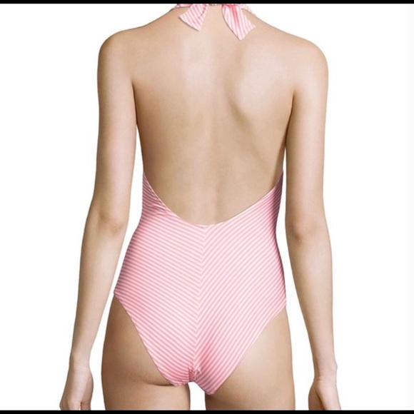 Solid & Striped One-Piece - Picture 2 of 3